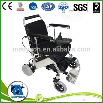 Роскошная автоматическая аккумуляторная легкая складная инвалидная коляска, 100 кг